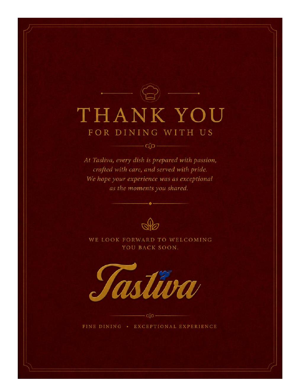 Tastiva beverages menu page 11