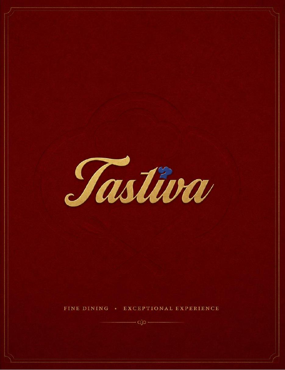 Tastiva menu cover