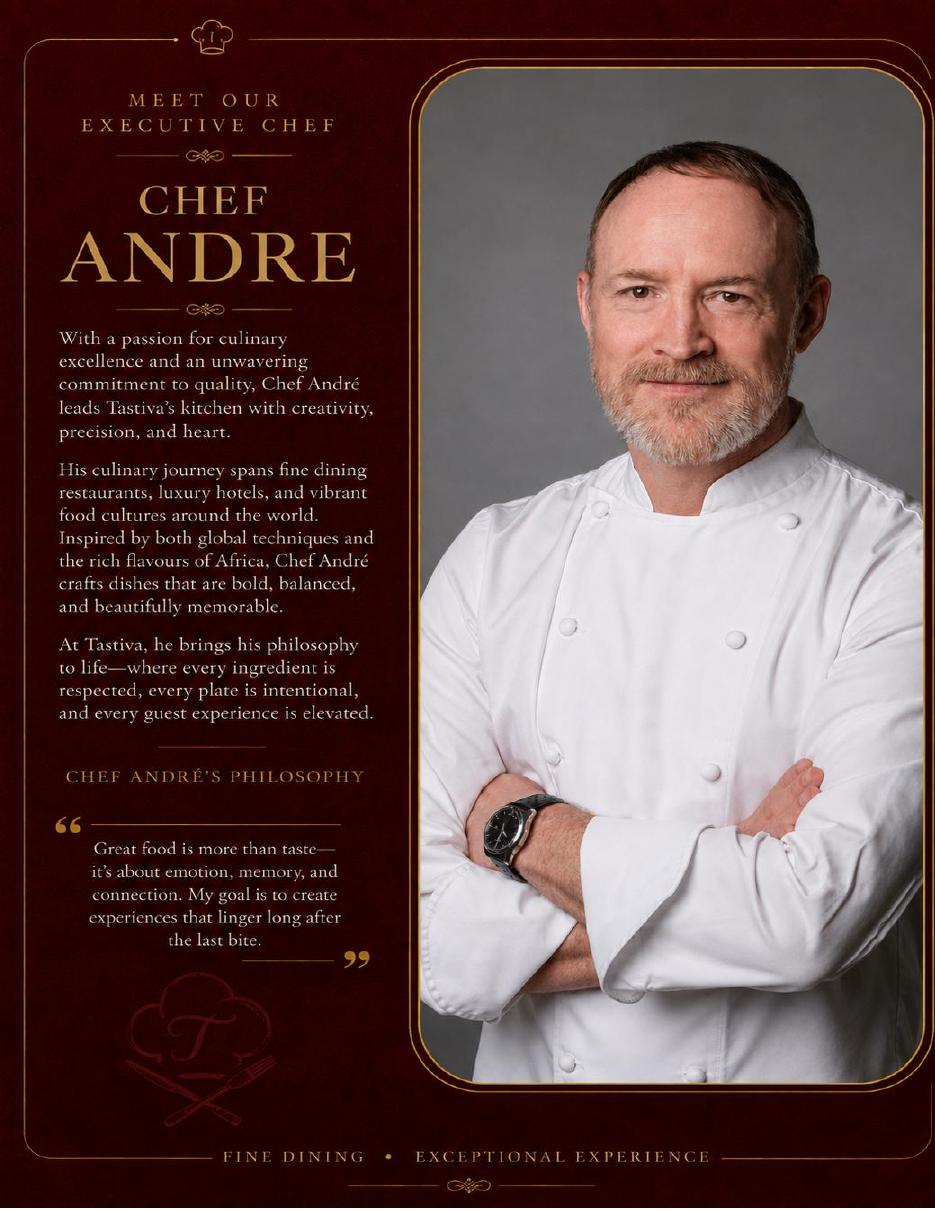 Meet our Executive Chef